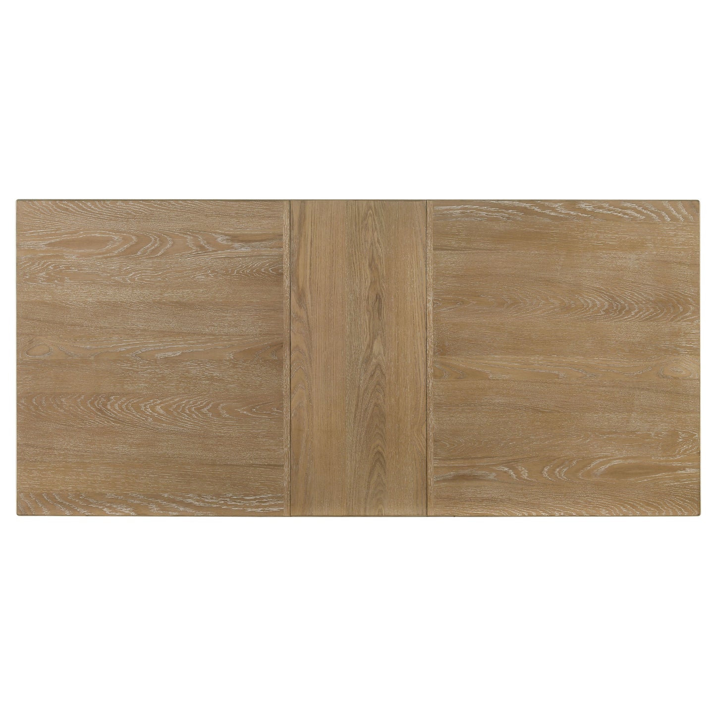 Juego de comedor extensible Adina de 9 piezas, color marrón claro envejecido