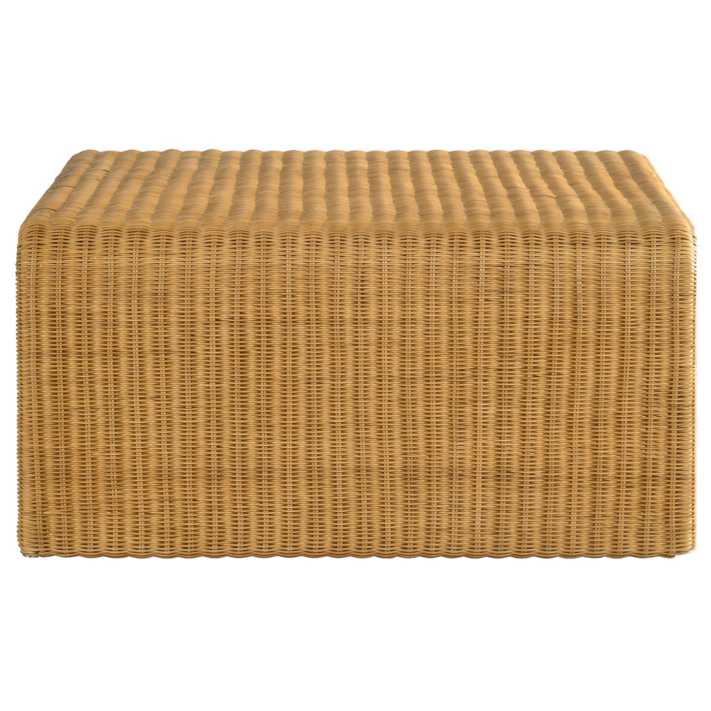 Juego de mesa auxiliar y de centro de ratán de 3 piezas Cahya, color natural