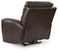 Sillón reclinable eléctrico Crossplex con reposacabezas ajustable