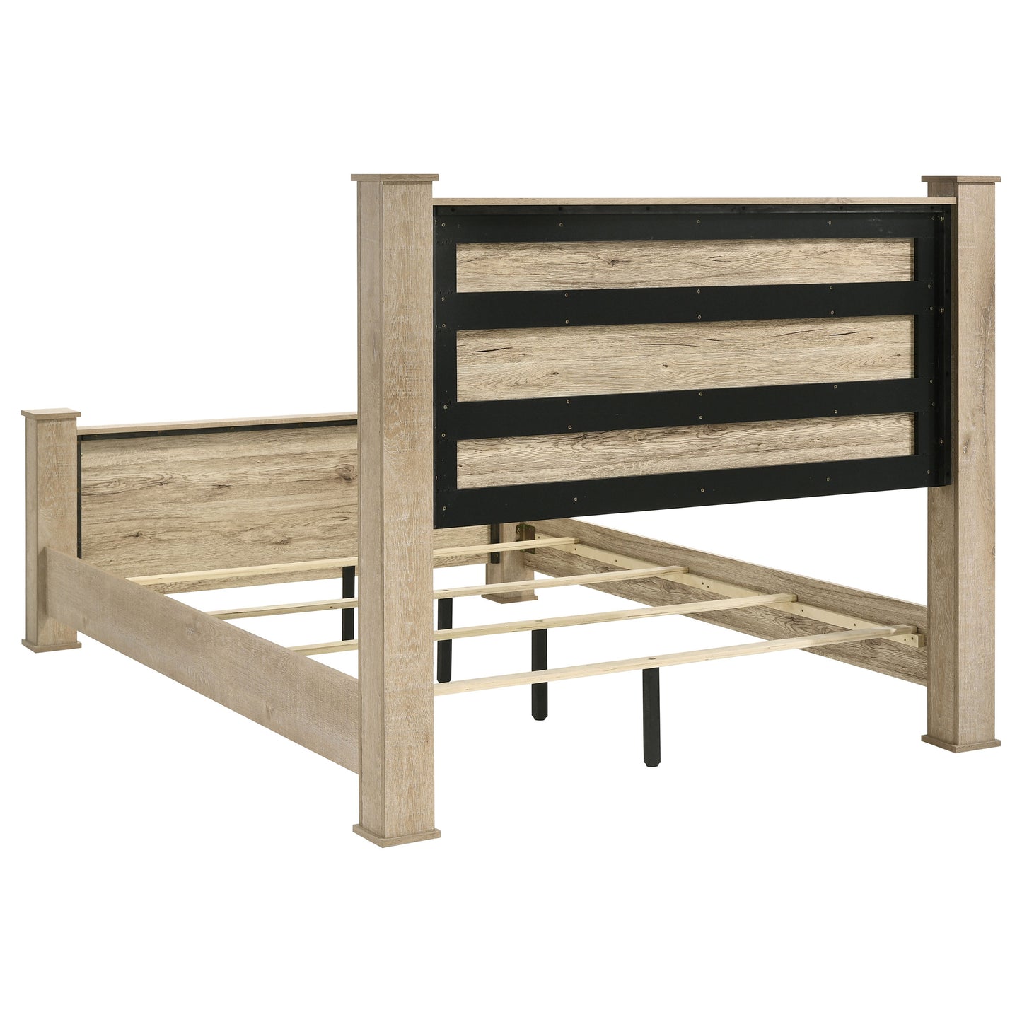 Juego de dormitorio Oakglen de 5 piezas tamaño Queen en roble desgastado