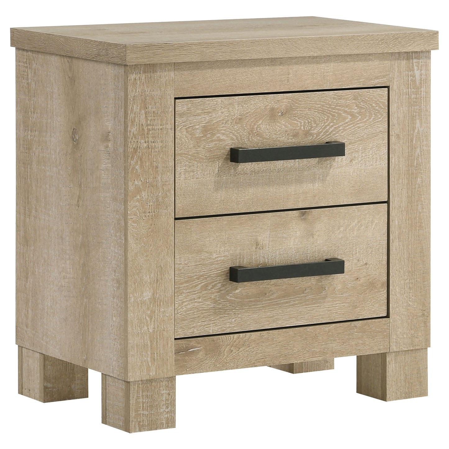 Juego de dormitorio Oakglen de 5 piezas tamaño Queen en roble desgastado
