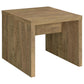 Juego de mesa de centro y auxiliar rectangular Lynette de 3 piezas, color mango