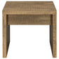 Juego de mesa de centro y auxiliar rectangular Lynette de 3 piezas, color mango