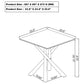 Juego de mesa de centro y auxiliar cuadrada Carvell de 2 piezas Mirage White