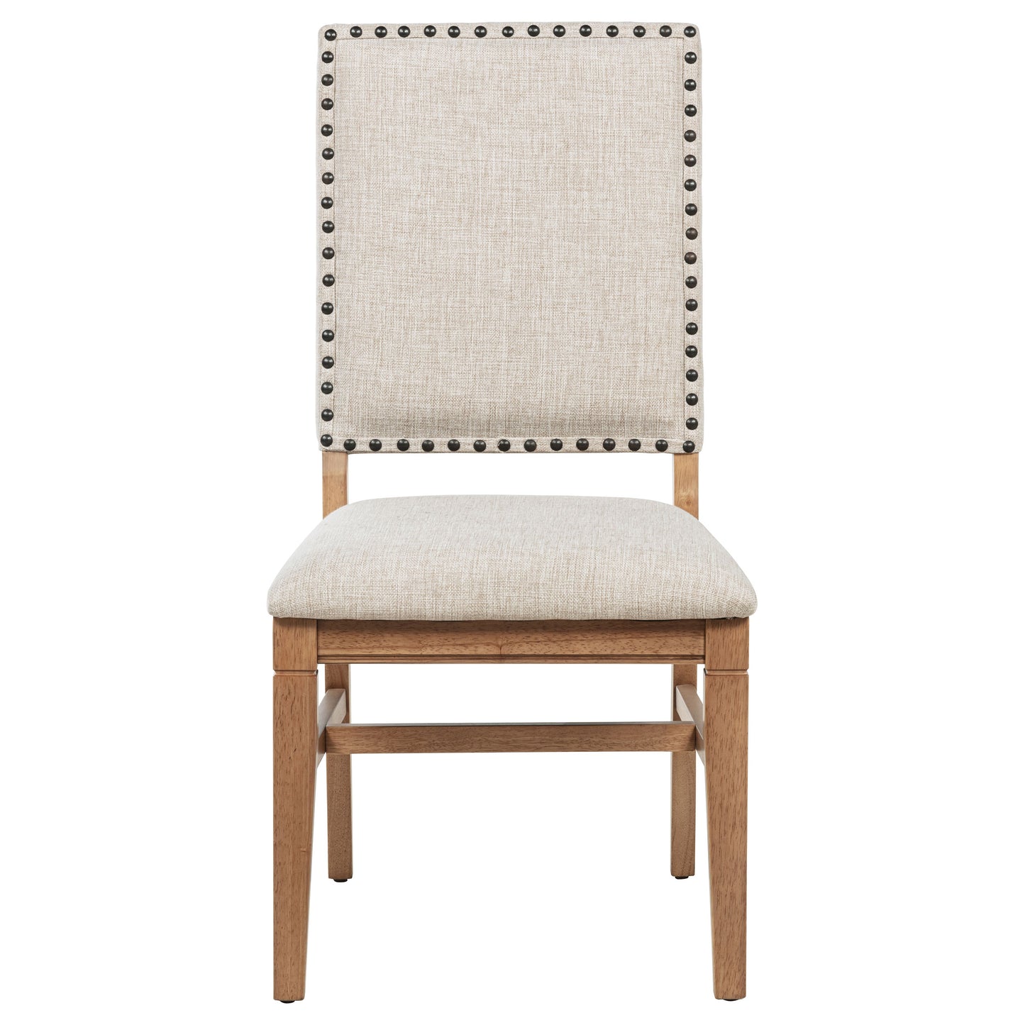 Silla de comedor tapizada Middleton beige (juego de 2)
