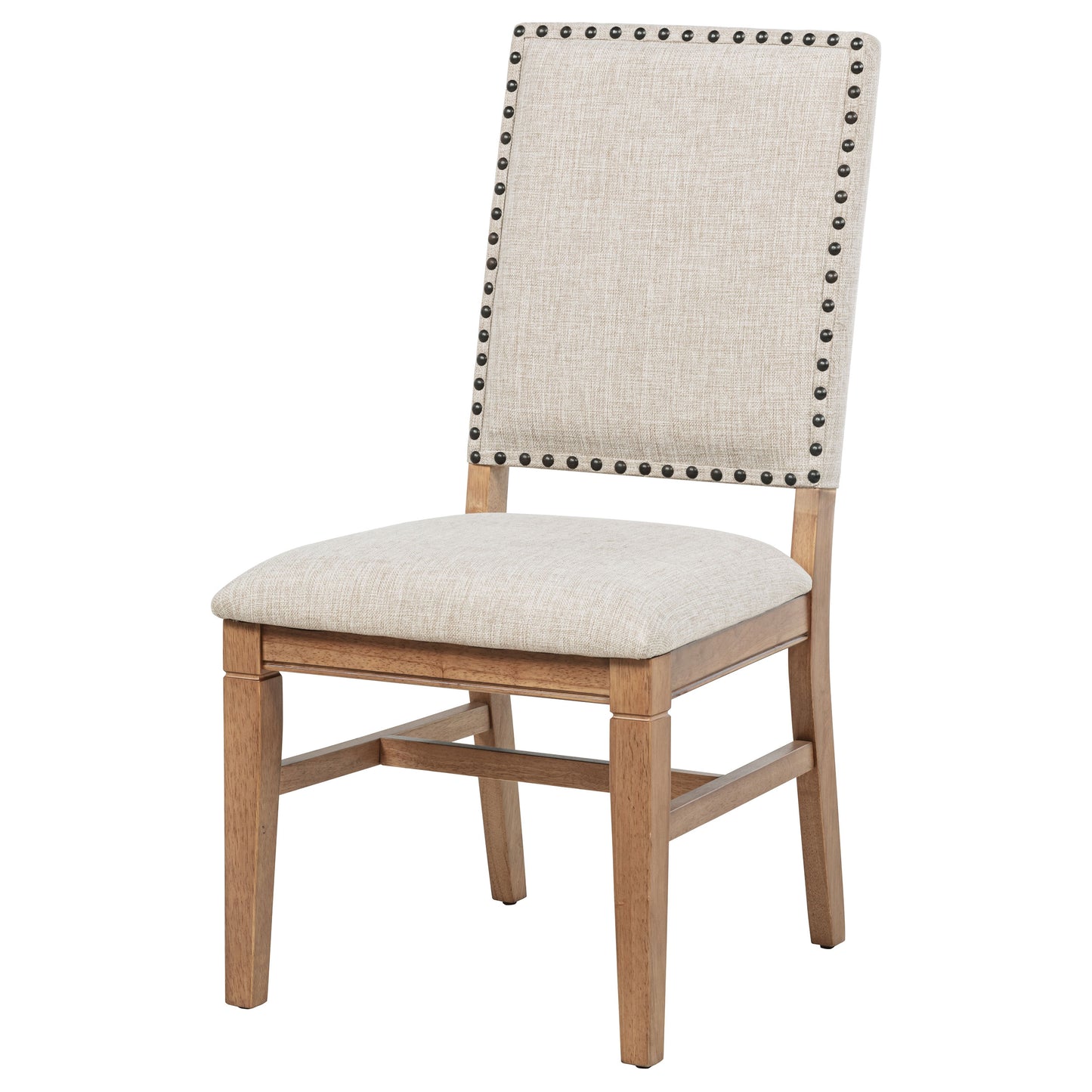 Silla de comedor tapizada Middleton beige (juego de 2)