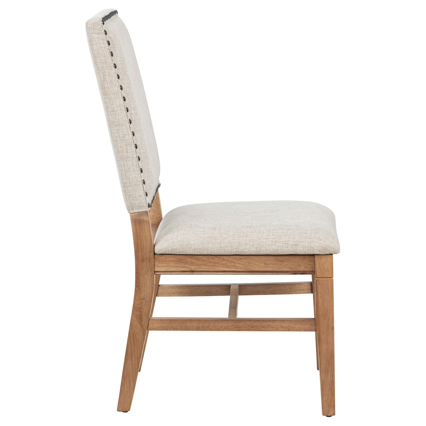 Silla de comedor tapizada Middleton beige (juego de 2)