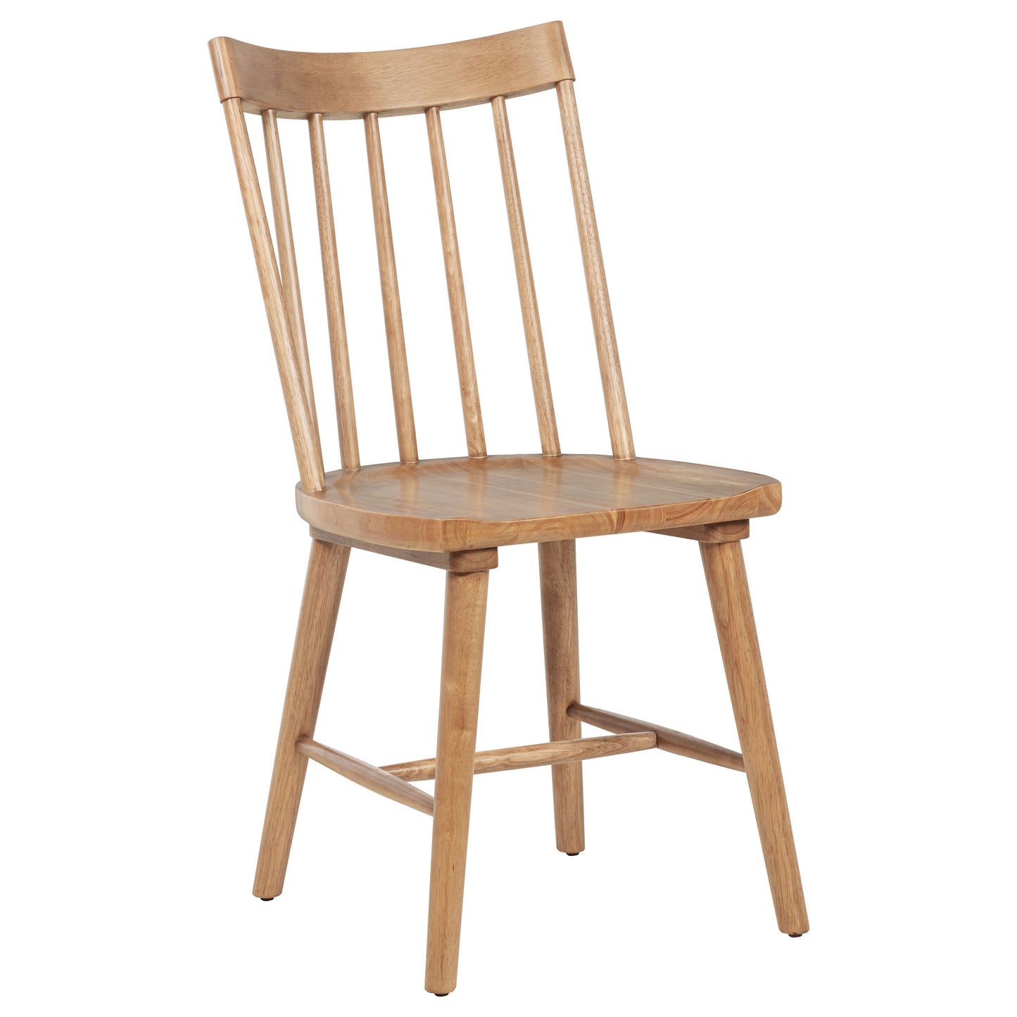 Silla de comedor de madera maciza Middleton marrón (juego de 2)