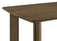 Juego de mesa de comedor rectangular de madera Ottowa de 7 piezas, color marrón