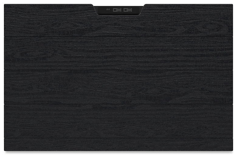 Mesita de noche de dos cajones Londer