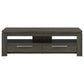Mueble para TV Elkton de 59 pulgadas, madera de ingeniería con dos cajones, color gris desgastado