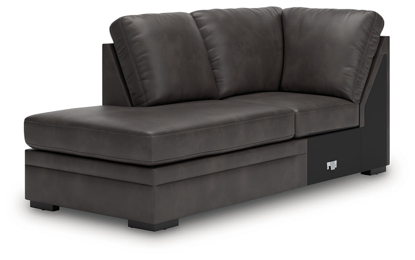 Seccional de dos piezas con chaise longue Lofton-Pike