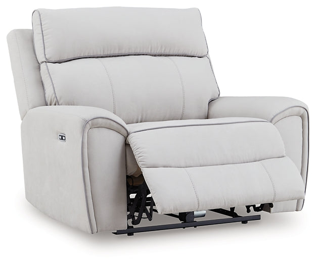 Sillón reclinable eléctrico Social Pointe con reposacabezas ajustable