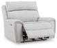 Sillón reclinable eléctrico Social Pointe con reposacabezas ajustable