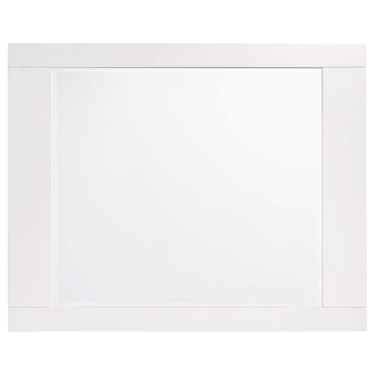 Juego de dormitorio Felicity de 5 piezas con plataforma Eastern King, color blanco