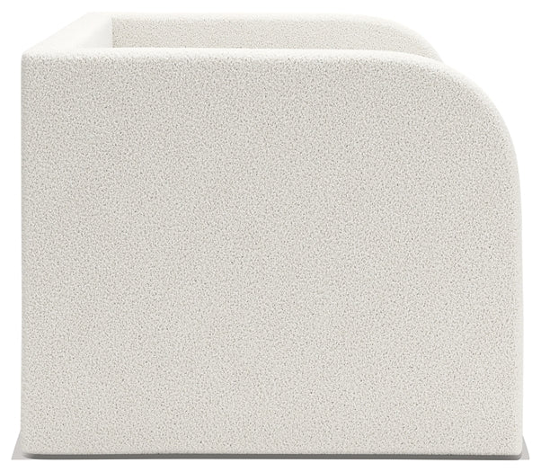 Cama de día tapizada individual Arloster con almacenamiento