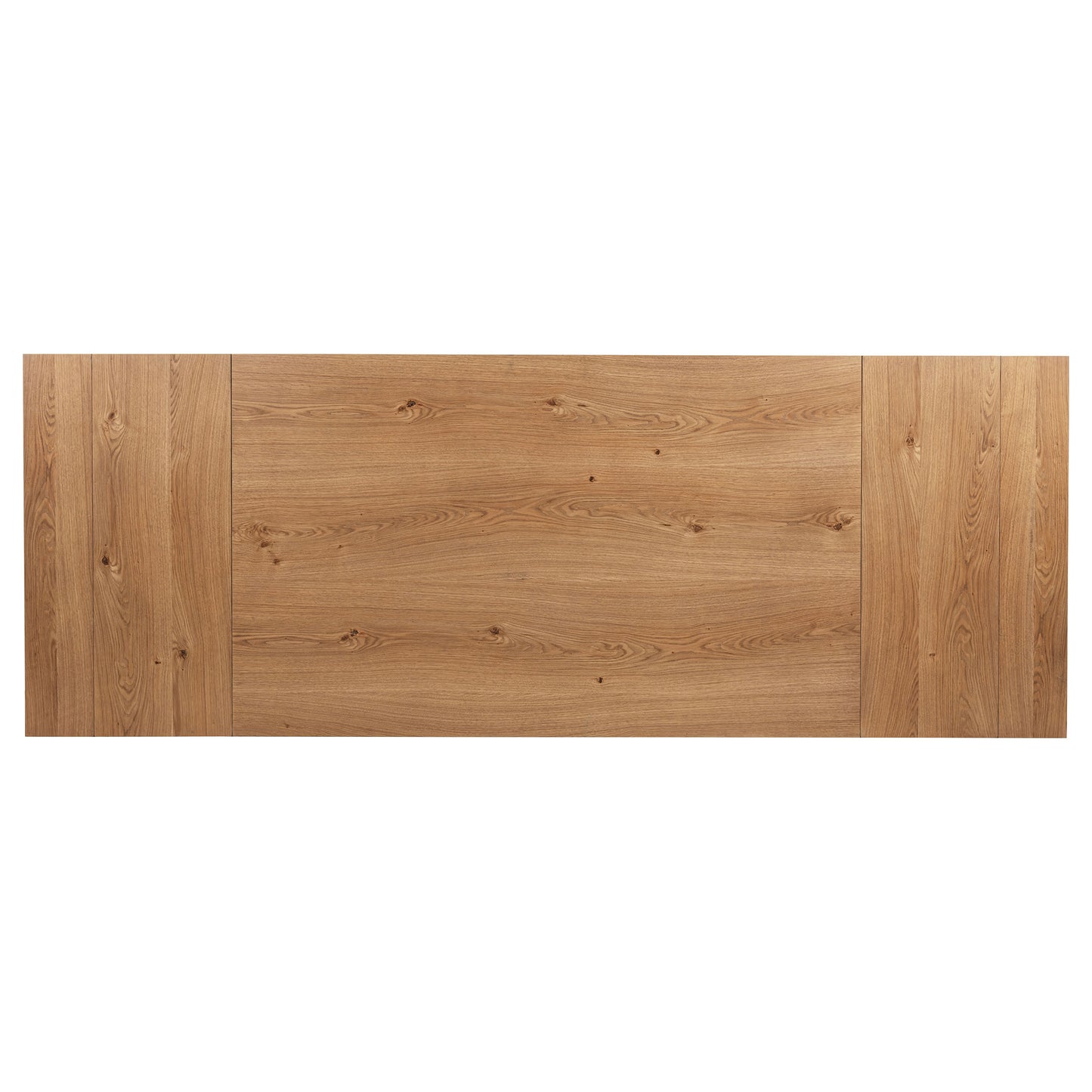 Juego de comedor extensible Middleton de 7 piezas, color marrón natural