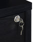 Westpark 3-piece Full Bedroom Set Bookcase Headboard Black