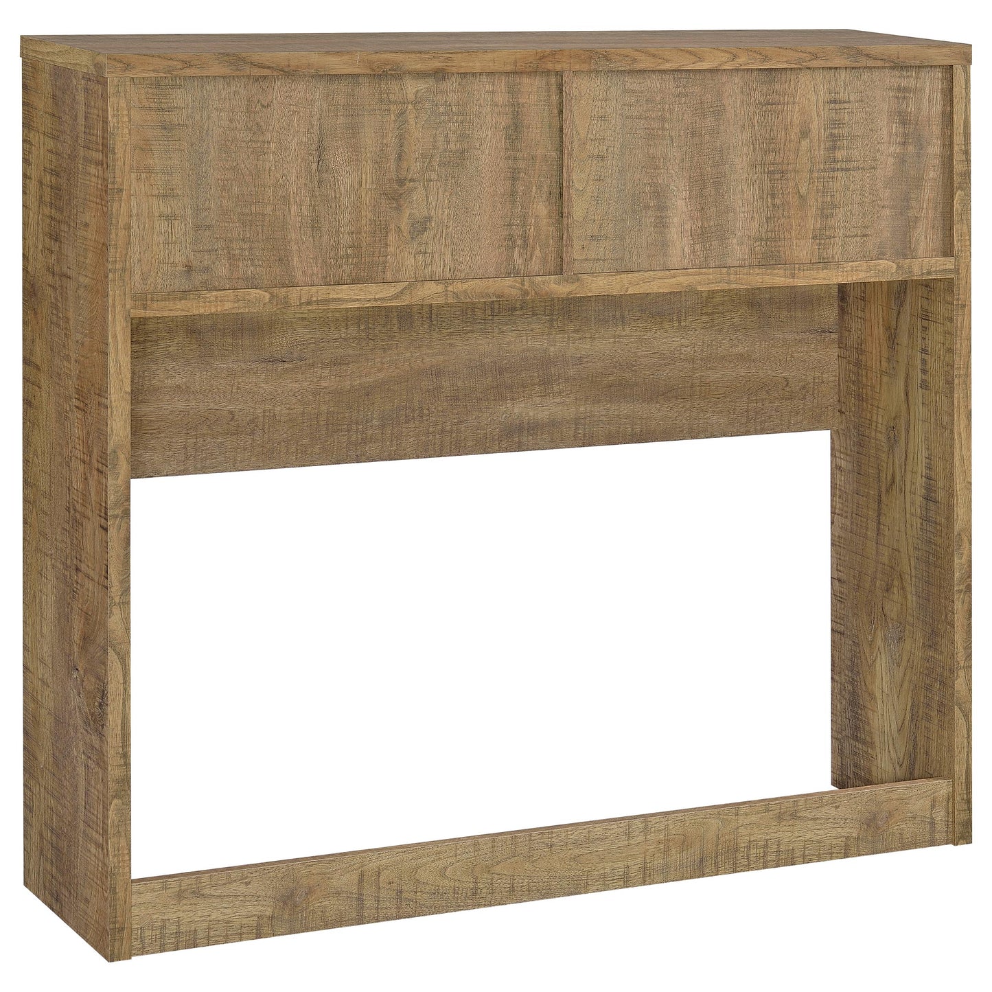 Juego de dormitorio completo de 3 piezas Westpark con cabecero y librería en color mango