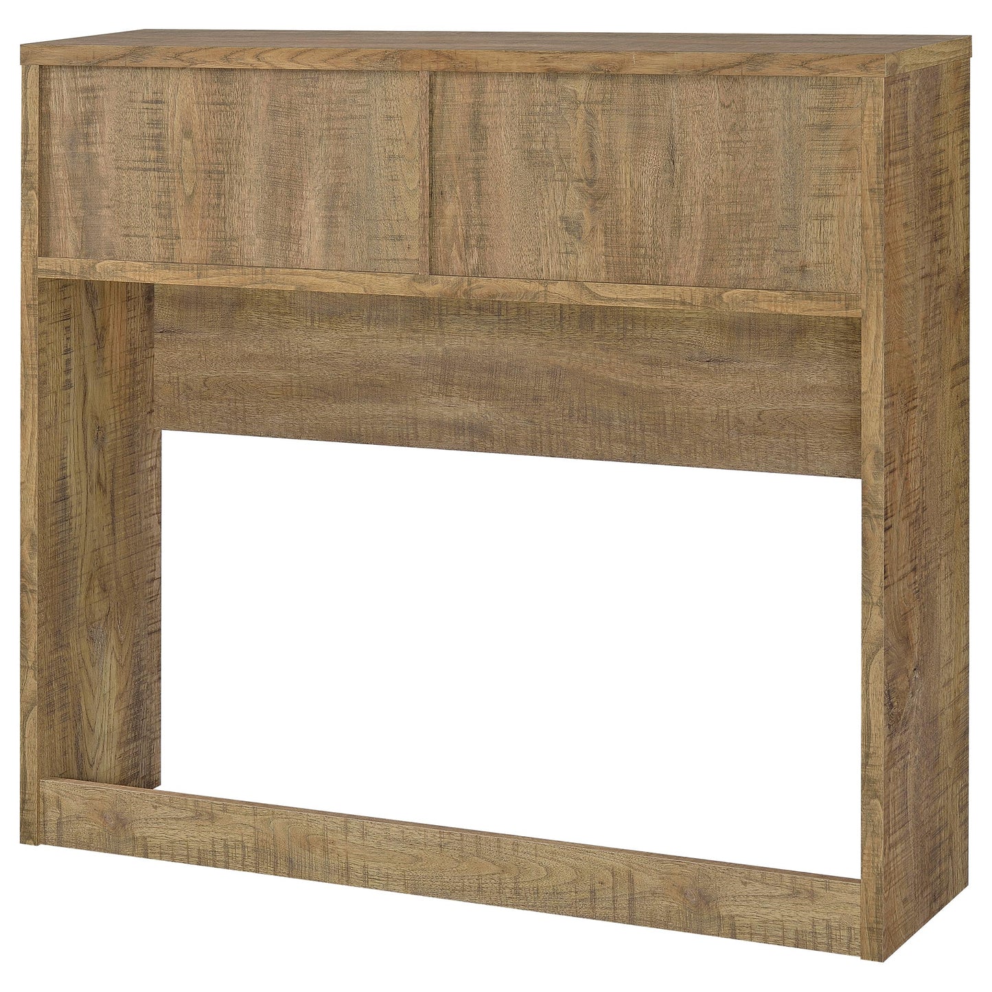 Juego de dormitorio completo de 3 piezas Westpark con cabecero y librería en color mango