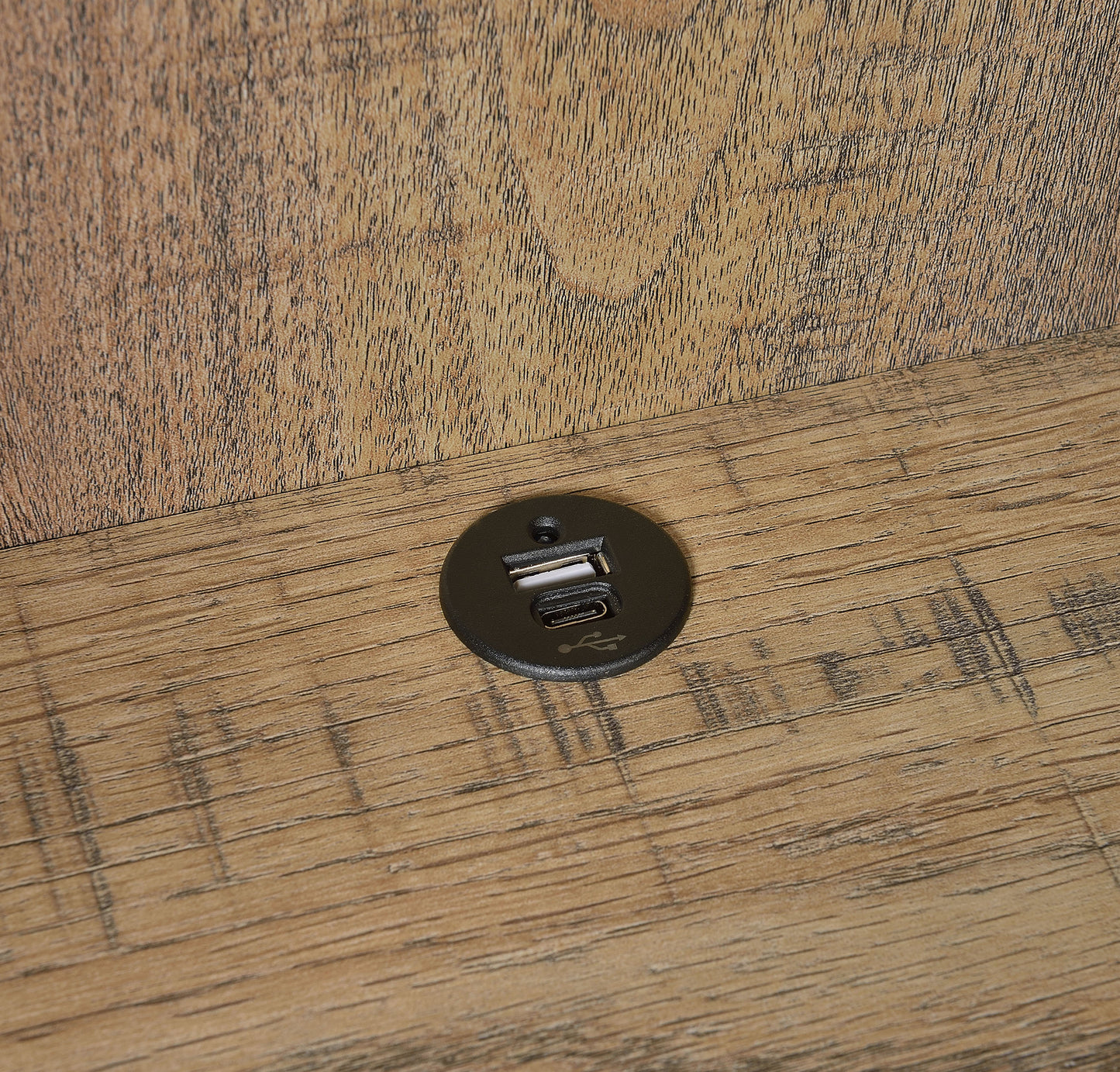 Juego de dormitorio Westpark de 3 piezas con cabecero y librería tamaño queen, color mango