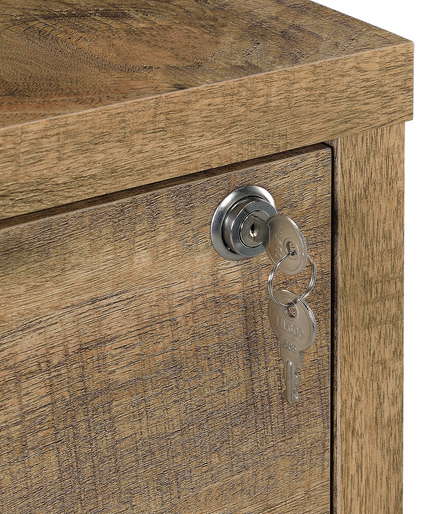 Juego de dormitorio Westpark de 3 piezas con cabecero y librería tamaño queen, color mango