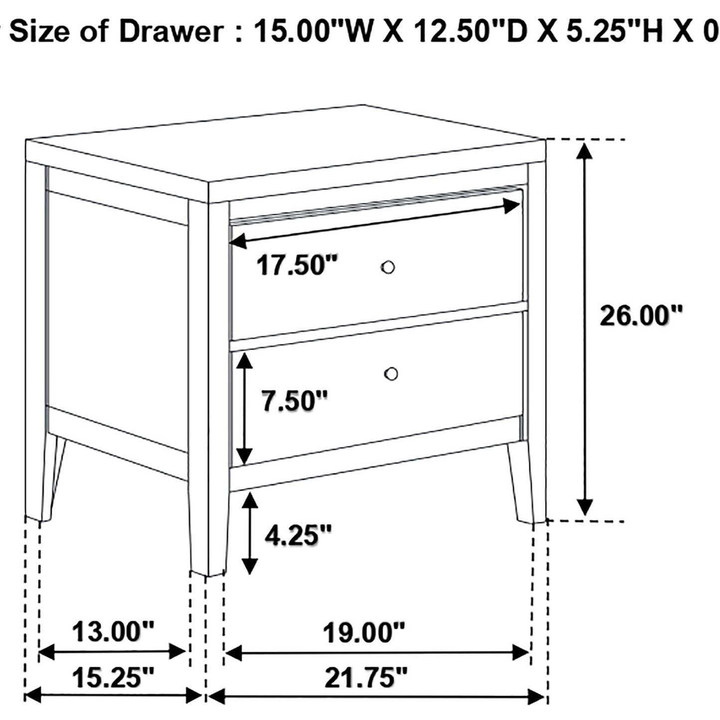 Carlton 4-piece Eastern King Bedroom Set Cappuccino