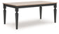 Mesa de comedor rectangular Brenkerton