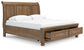 Feddinger King Storage Sleigh Bed