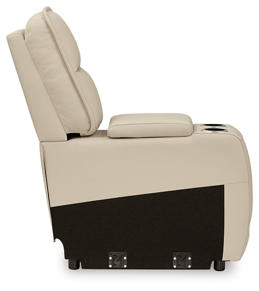 Sofá seccional reclinable de 5 piezas con consola Double Deal