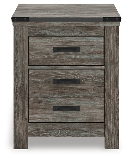 Frandern Two Drawer Night Stand