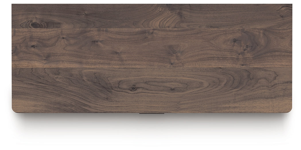 Cómoda ancha de cinco cajones Pamytta