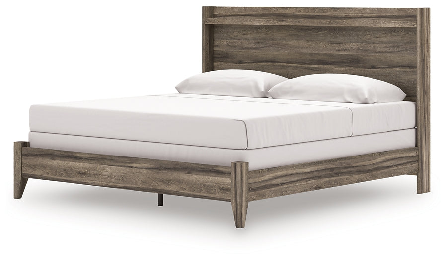 Cama King con paneles Elbrim