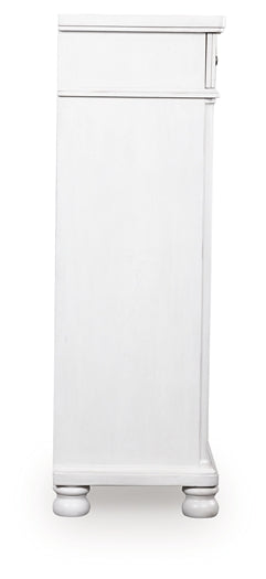 Cómoda de cinco cajones Rowlenstown