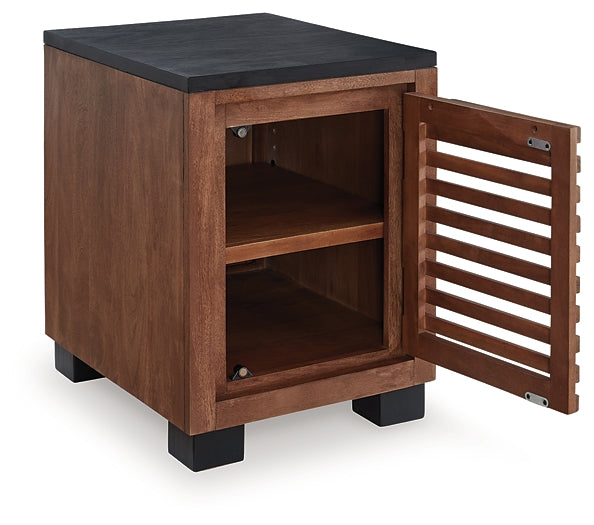 Mesa auxiliar con silla Kallari