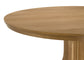 Hartville 5-piece Round Dining Table Set Natural Light Brown