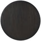 Leandro 60-inch Round Dining Table Burnished Black