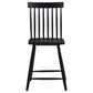 Andrews 5-piece Round Counter Dining Set Light Ash and Black