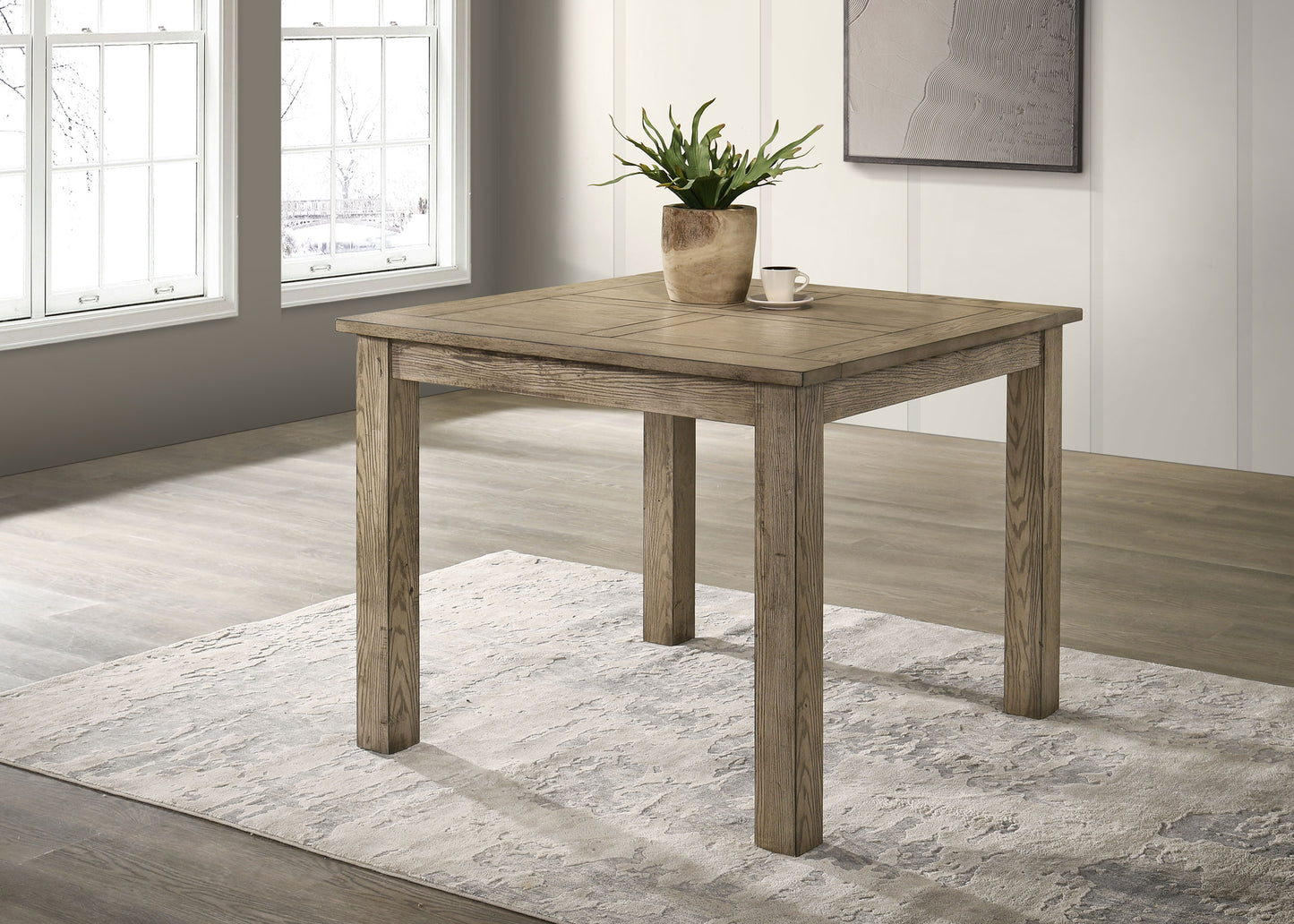 Cardova Square Counter Height Dining Table Vineyard Oak