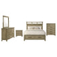 Hazlewood 5-piece Eastern King Bedroom Set Vineyard Oak