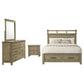 Hazlewood 4-piece Queen Bedroom Set Vineyard Oak
