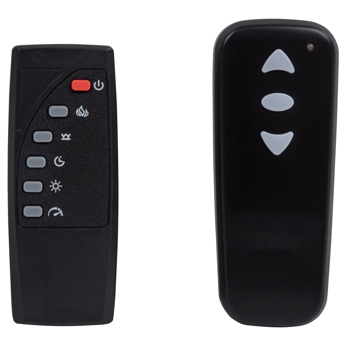 Tisdall Queen Flame Visualizer Wingback TV Bed Black