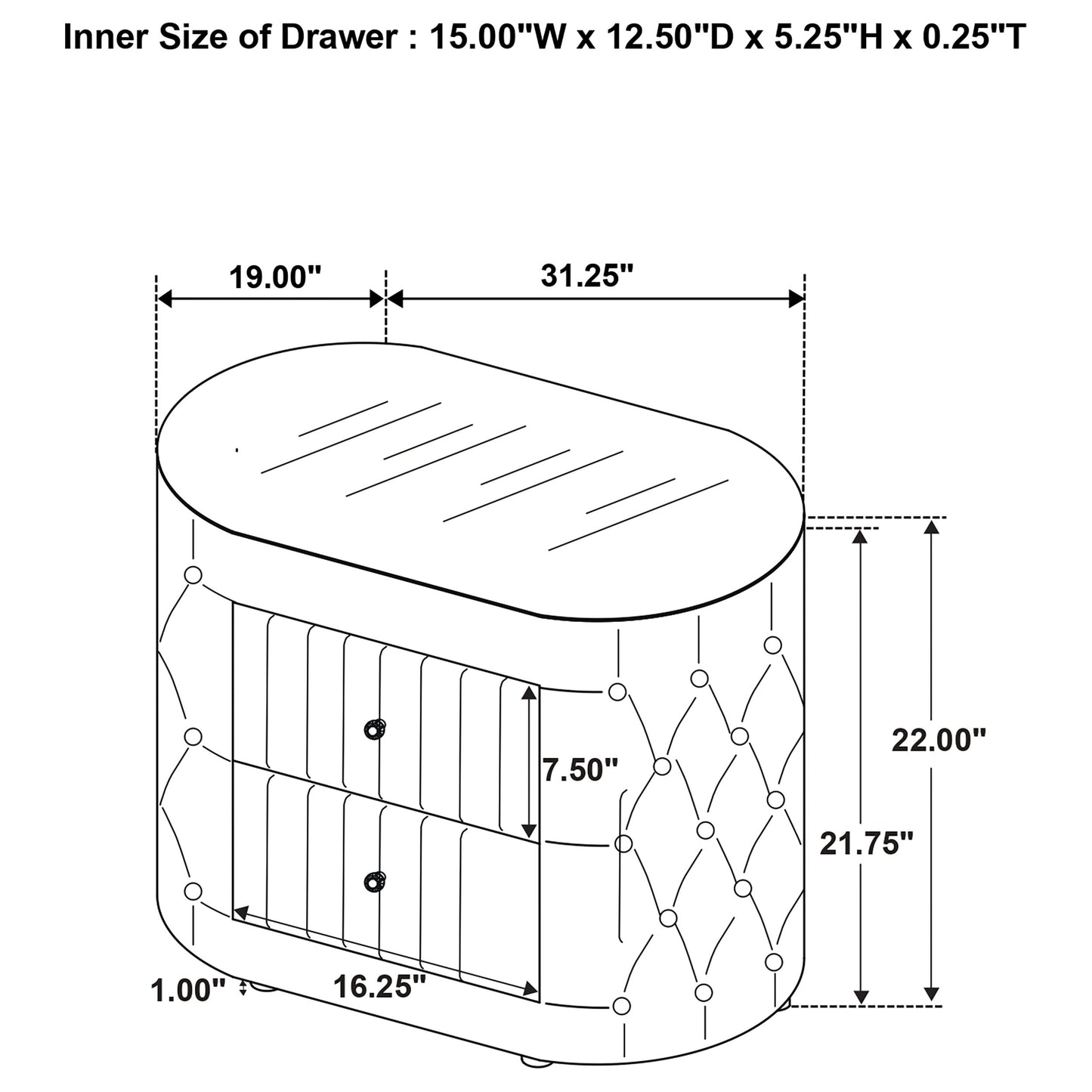 Sonya 4-piece Upholstered Eastern King Bedroom Set Ivory