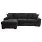 Pastrana Upholstered Sleeper Sectional Sofa LAF Chaise Grey