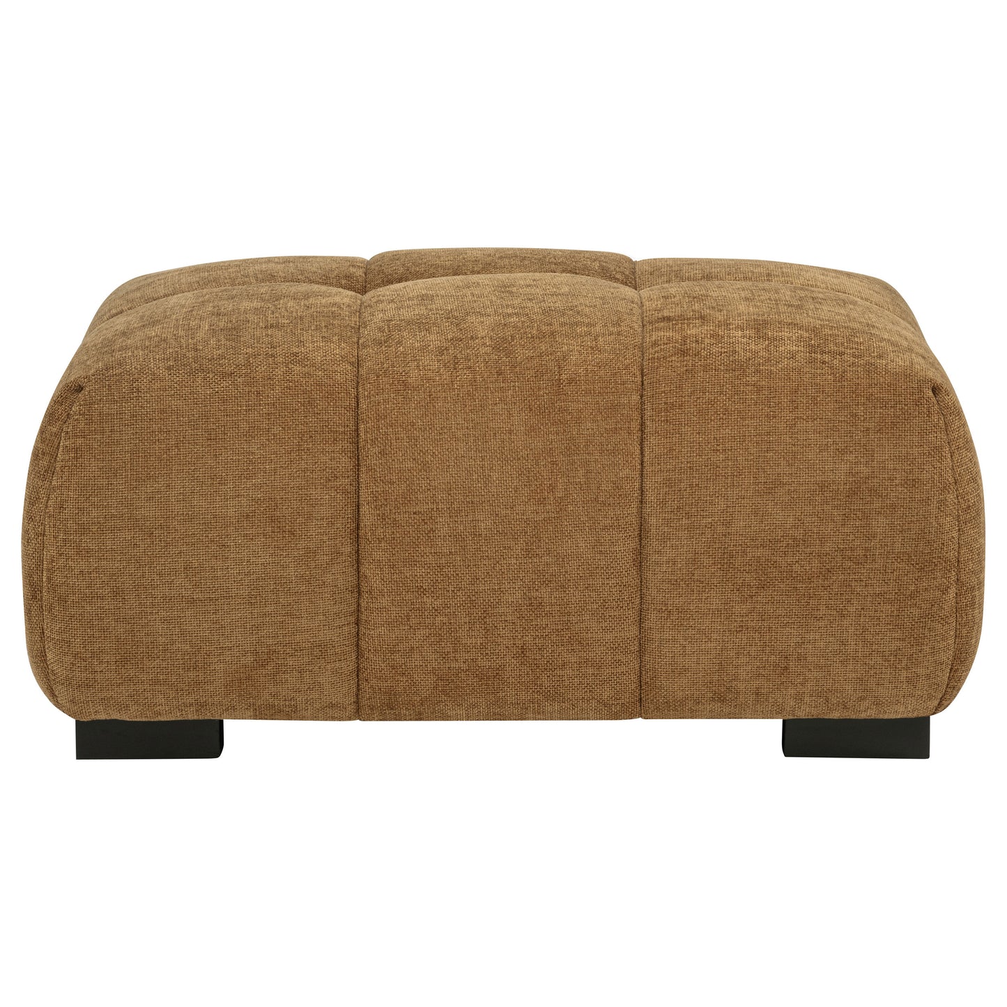 Helenia Upholstered Rectangular Ottoman Ember