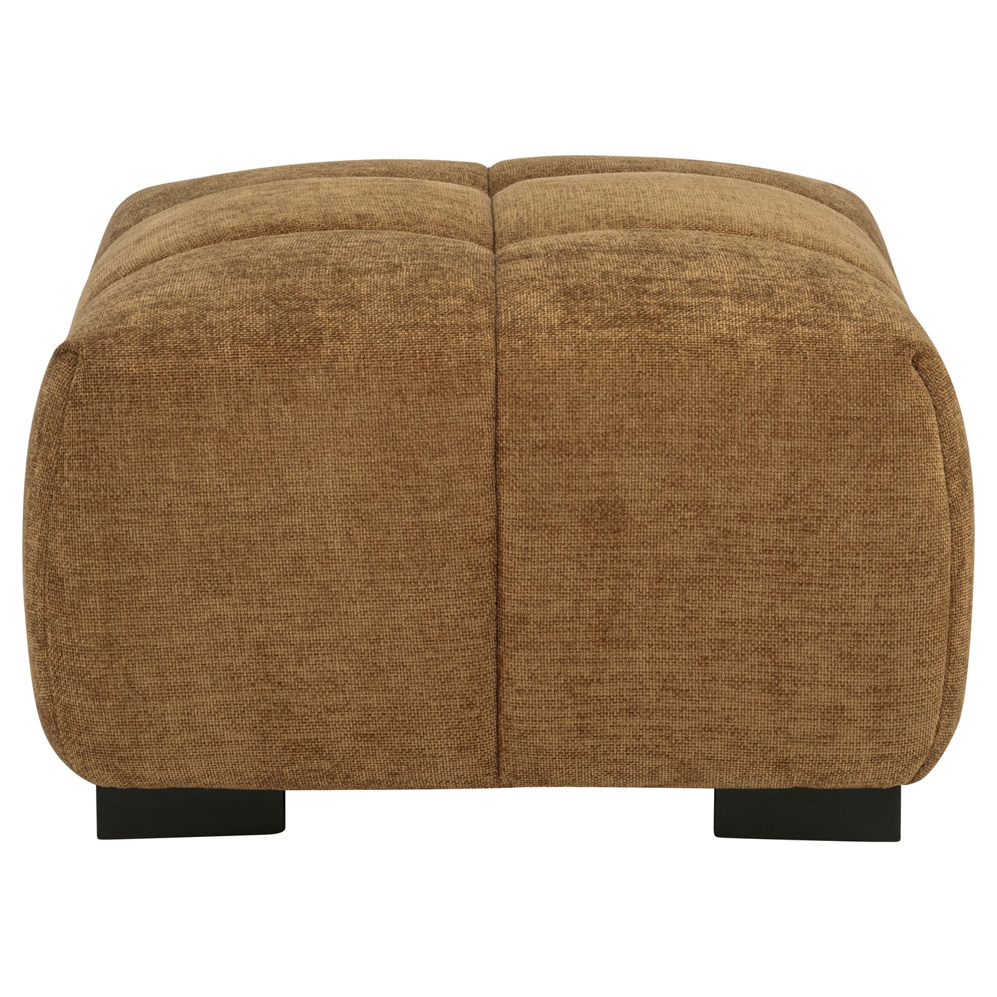 Helenia Upholstered Rectangular Ottoman Ember