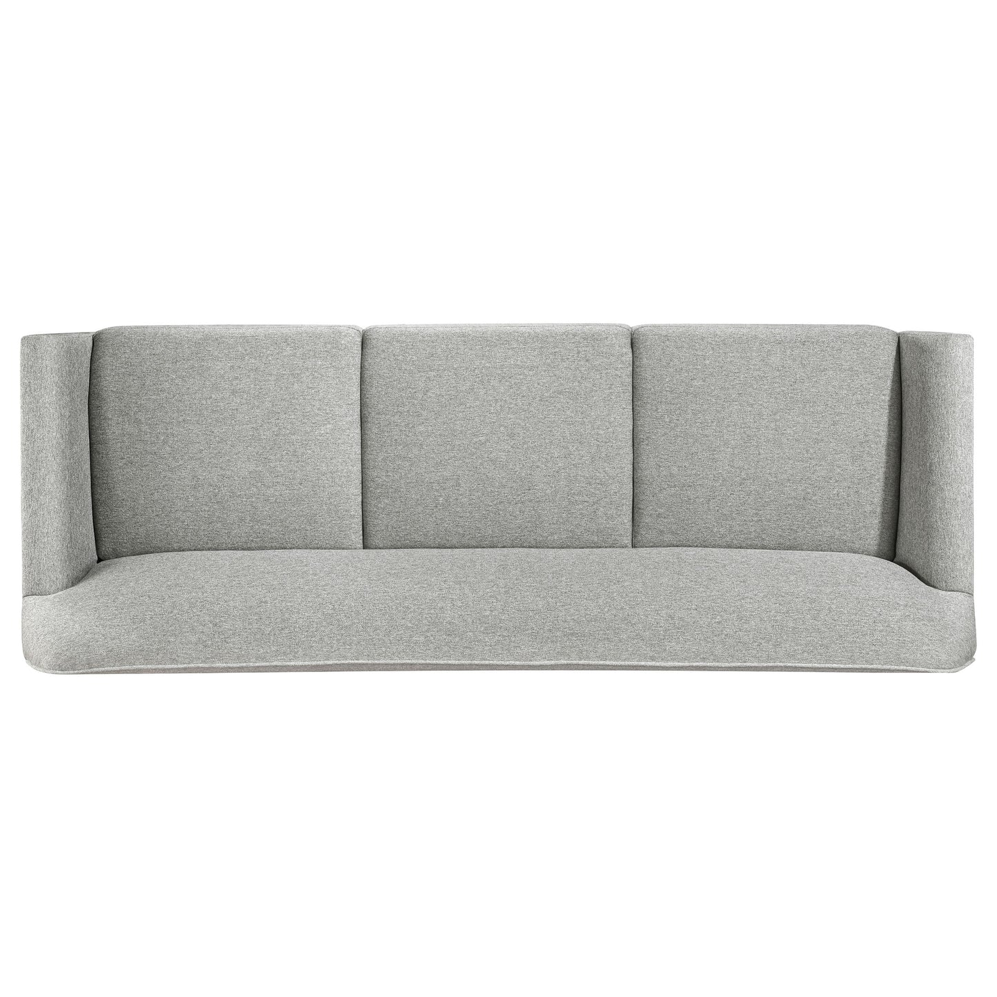 Vaughn 3-piece Fabric Upholstered Flared Arm Sofa Set Grey