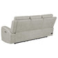 Brickston Triple Power Reclining Sofa Grey