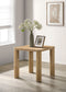 Castlewood Engineered Wood Accent Side End Table Washed Oak