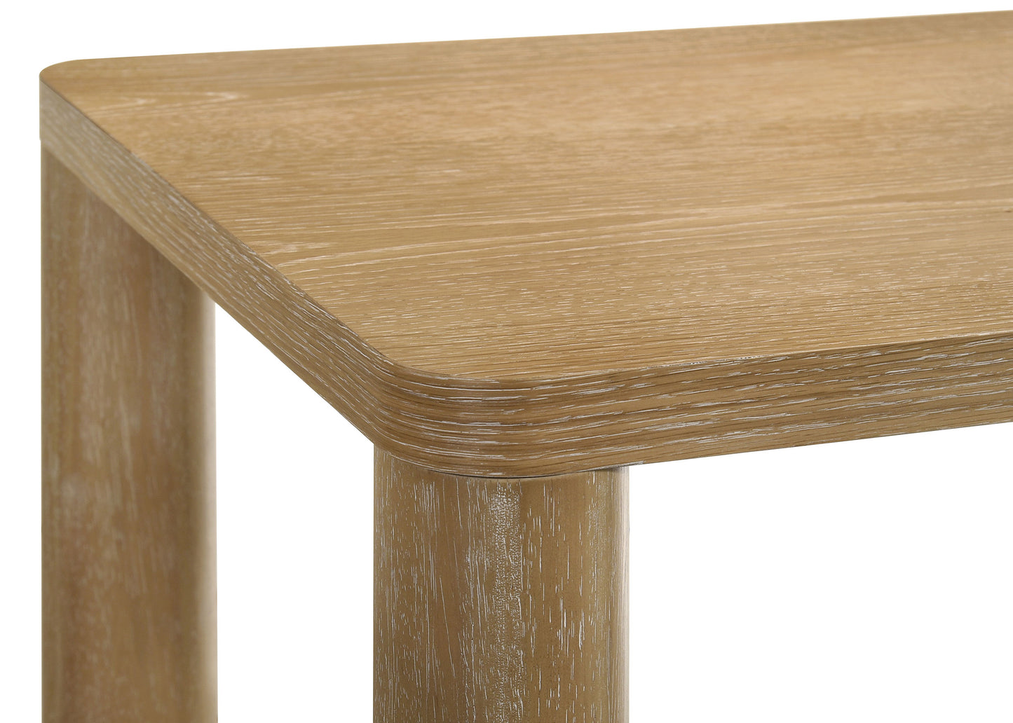 Castlewood Engineered Wood Accent Side End Table Washed Oak